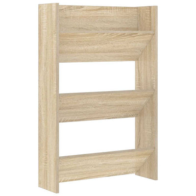 Vidaxx Wandschuhschrank 60x18x90 cm Spanplatte Sonoma-Eiche farbig