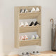 Vidaxx Wandschuhschrank 60x18x90 cm Spanplatte Sonoma-Eiche farbig