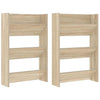 Vidaxx Wandschuhschränke 2 Stk. 60x18x90 cm Spanplatte Sonoma-Eiche
