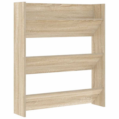Vidaxl Wandschuhschrank 80x18x90 cm Eigenschaften Holz Sonoma Eiche Farbe