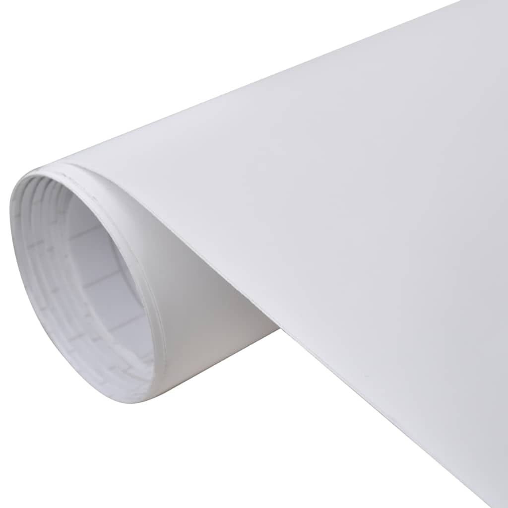 VIDAXL 2 ST Autofolie 100x150 cm Matte Weiß