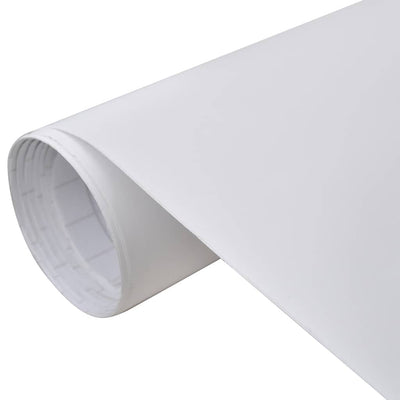 VIDAXL 2 ST Autofolie 100x150 cm Matte Weiß