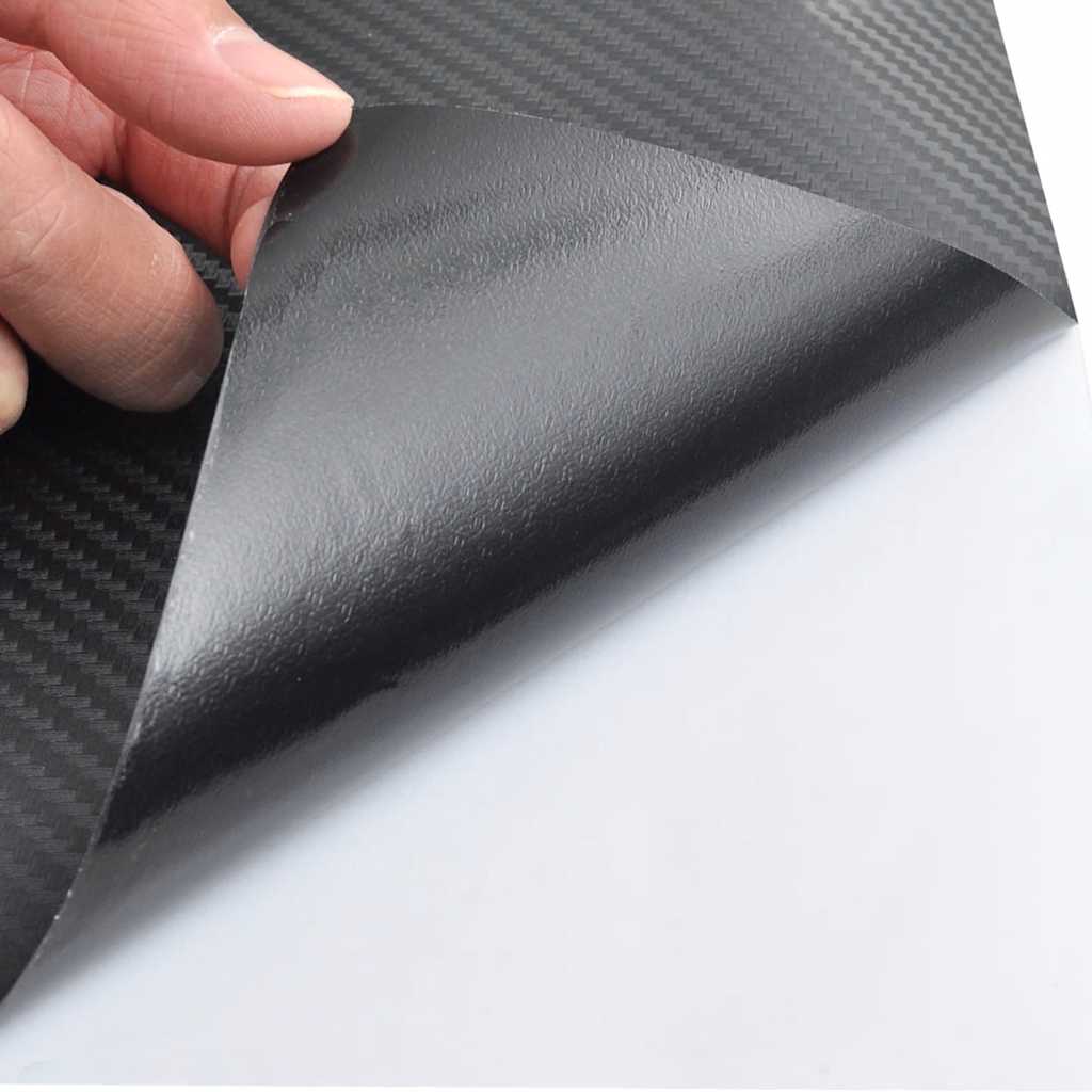 VIDAXL 2 ST AUTOFOLIE 3D 100x150 cm Schwarz