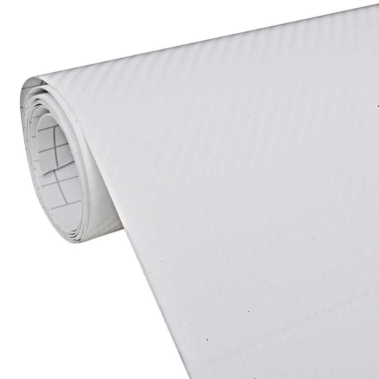 Vidaxl Autofolie 3D 100x150 cm Weiß