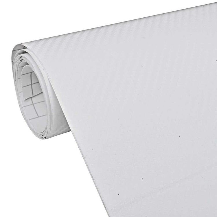 VIDAXL 2 ST Autofolie 3D 100x150 cm + 50x150 cm Weiß
