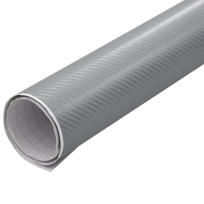 Vidaxx 2 Stück Autofolie 4d 100x150 cm silberfarben