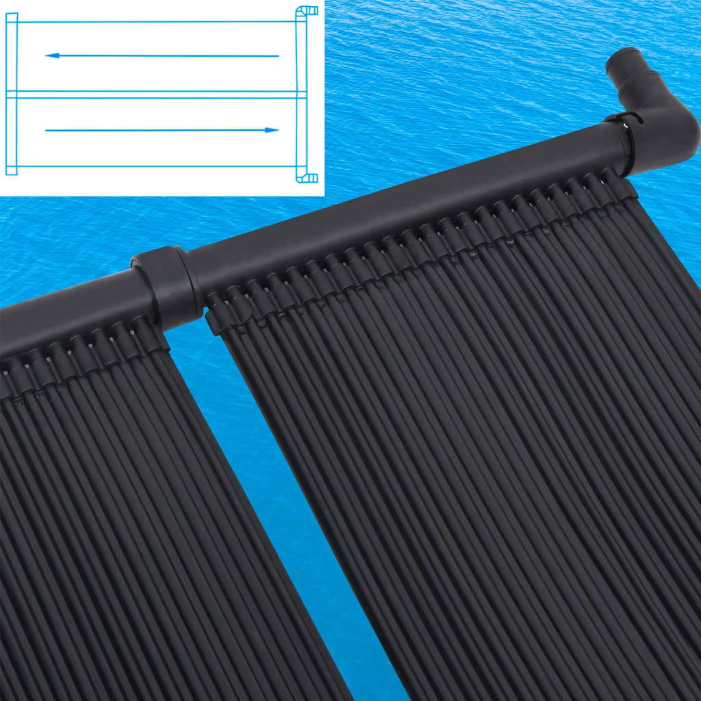 VidaXL Solarheizpaneele für Schwimmbad 2 Stück 80x310 cm