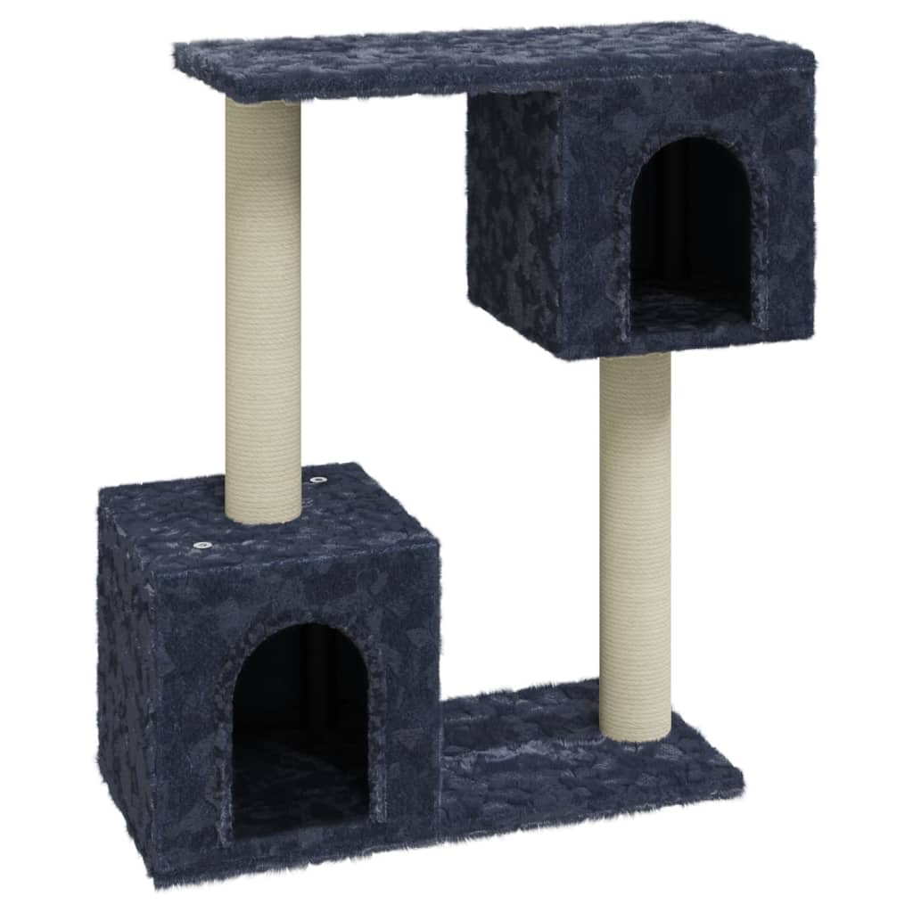 Vidaxl -Katzenmöbel mit Sisal -Kratzerpfosten 60 cm dunkelgrau
