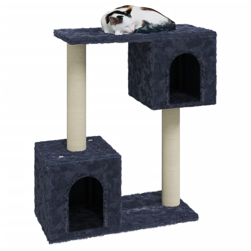 Vidaxl -Katzenmöbel mit Sisal -Kratzerpfosten 60 cm dunkelgrau
