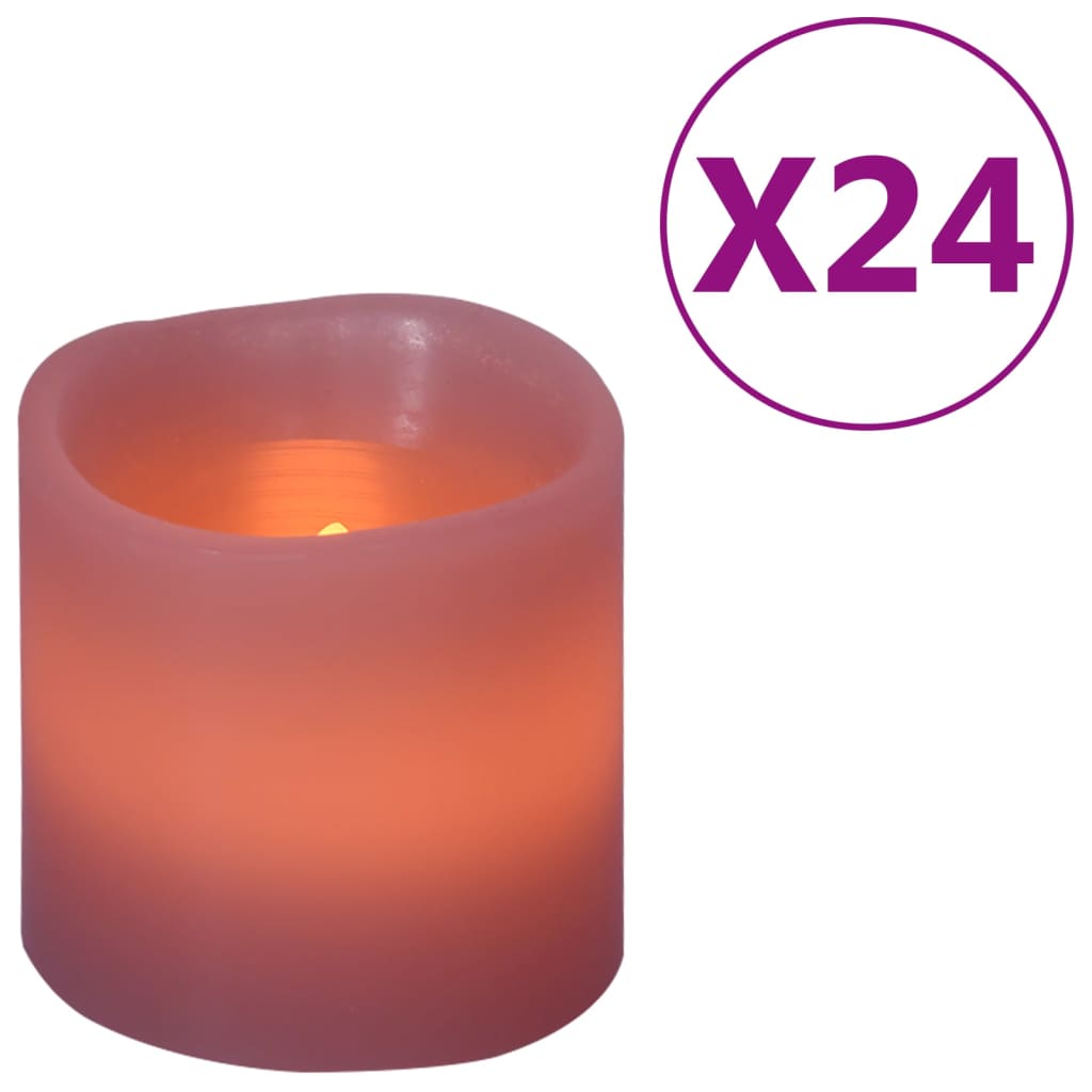 Vidaxl -Kerzen 24 St. LED warmes Weiß