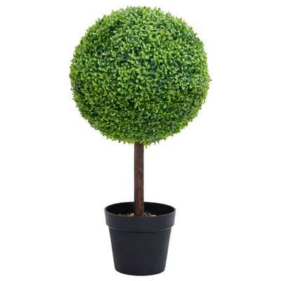 VIDAXL Künstliche Pflanze mit Topf Buxus Bulp Formation 71 cm Grün