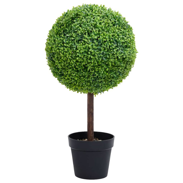 VIDAXL Künstliche Pflanze mit Topf Buxus Bol Formation 50 cm Grün