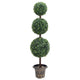 VIDAXL Künstliche Pflanze mit Topf Buxus Bol Formation 118 cm Grün
