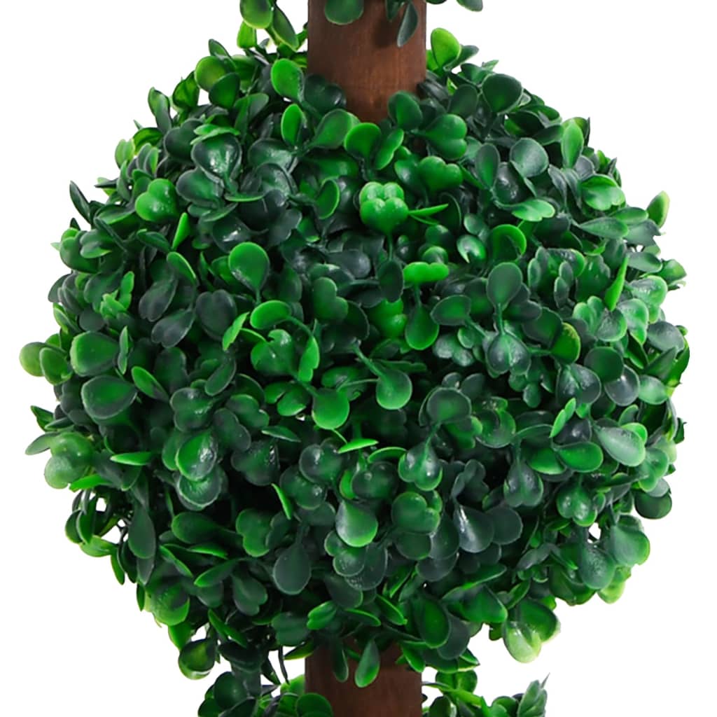 VIDAXL Künstliche Pflanze mit Topf Buxus Bulp Formation 90 cm Grün