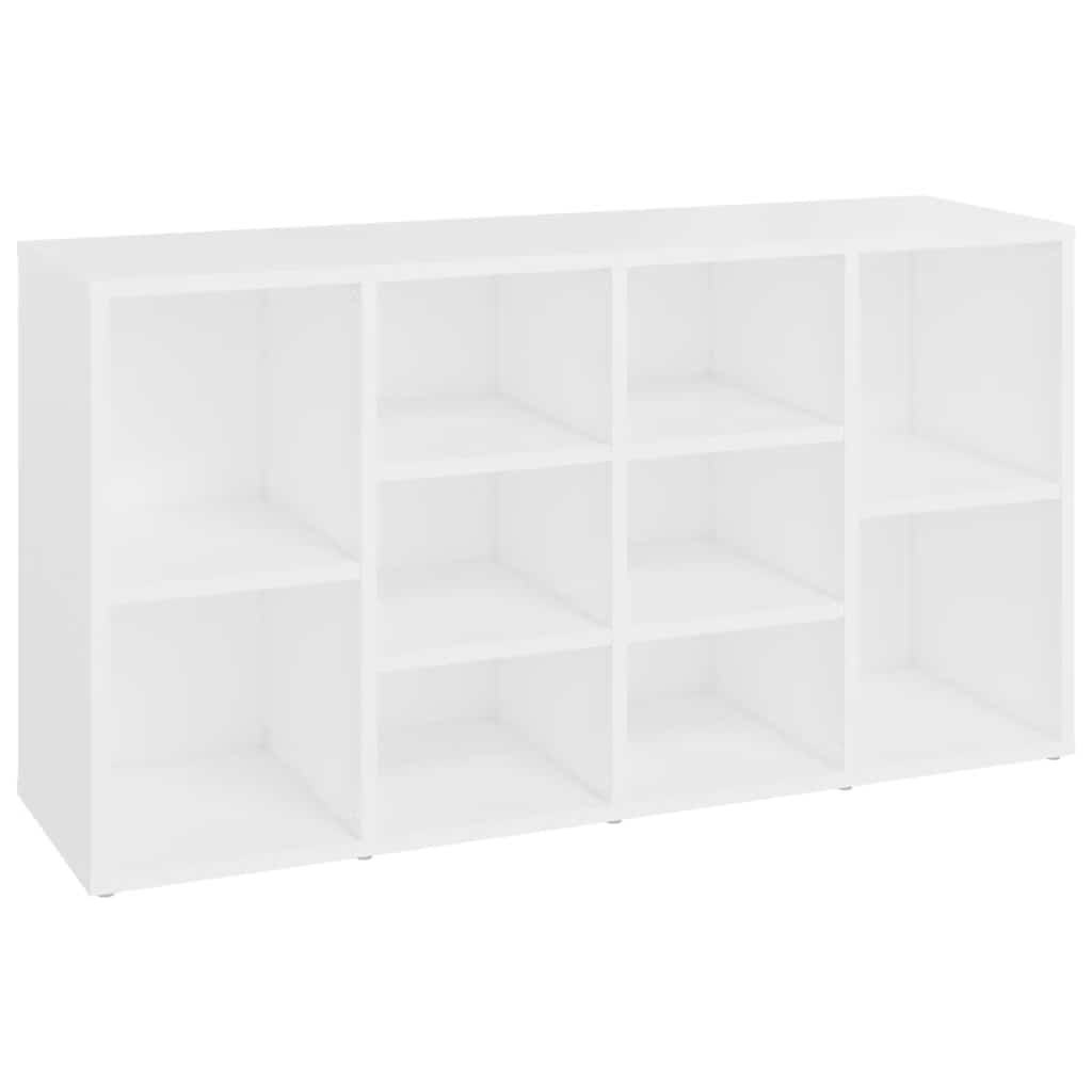 Vidaxl Schuhe Bank 103x30x54,5 cm verarbeitetes Holz weiß