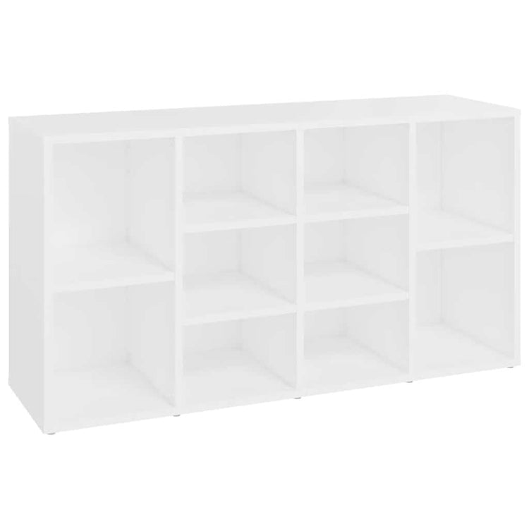 Vidaxl Schuhe Bank 103x30x54,5 cm verarbeitetes Holz weiß