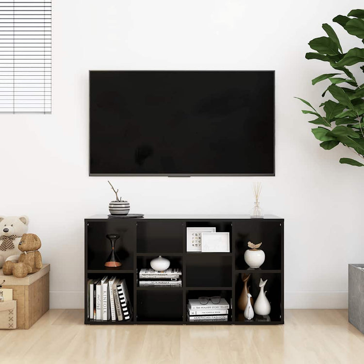 Vidaxl Schuhsofa 103x30x54,5 cm verarbeitetes Holz schwarz