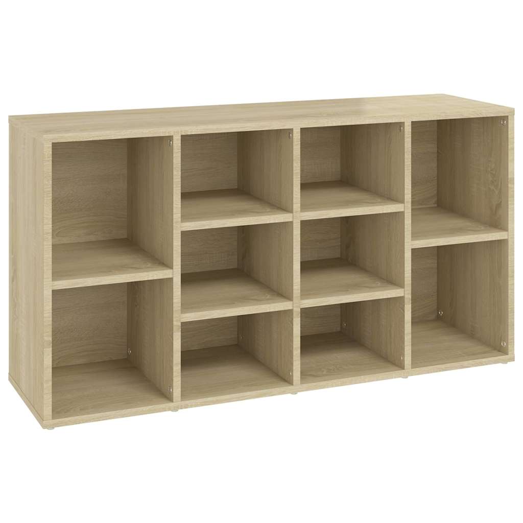 VIDAXL -Schuhsofa 103x30x54,5 cm verarbeitetes Holz Sonoma Eiche -Colored