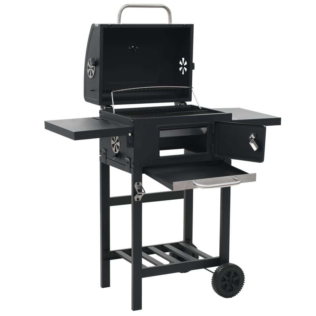 Vidaxl-Pizzaofen und Grill 3-in-1 Schwarz
