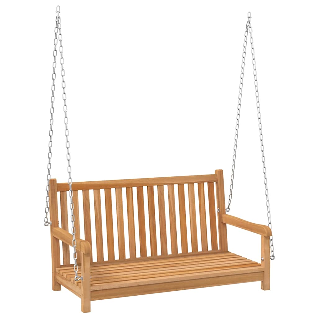 Vidaxl Swing Bank 114x60x64 cm Solid Teak