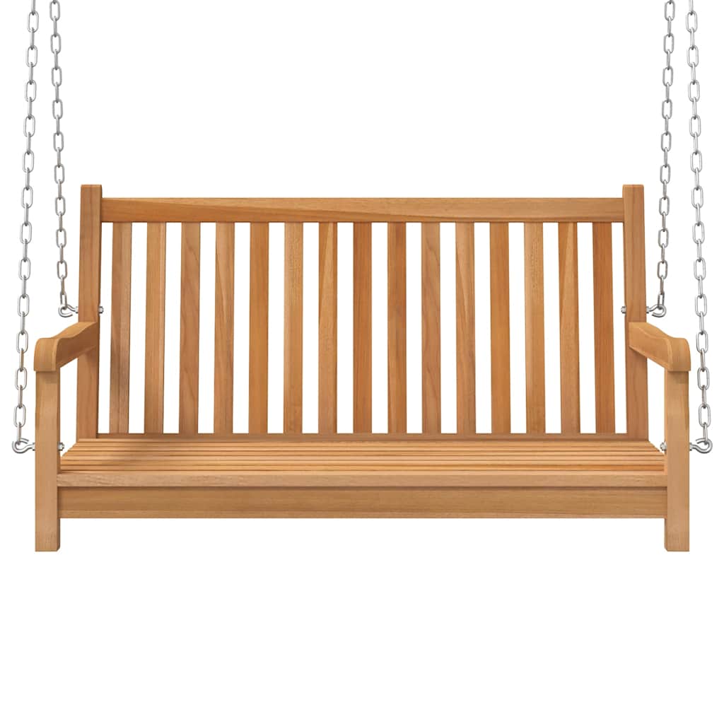 Vidaxl Swing Bank 114x60x64 cm Solid Teak
