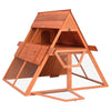 VIDAXL -Kaninchenhütte 152x127x109,5 cm Festkieferholz