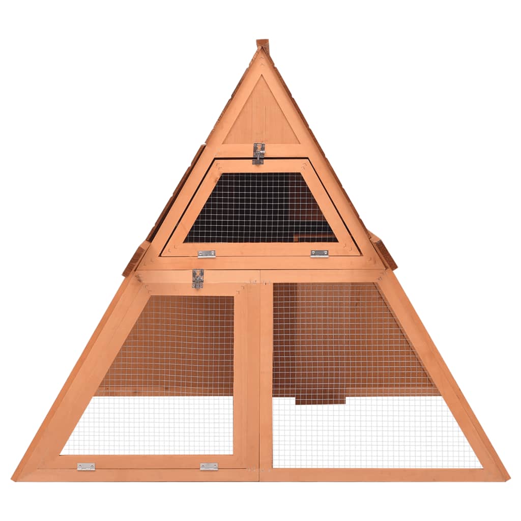 VIDAXL -Kaninchenhütte 152x127x109,5 cm Festkieferholz