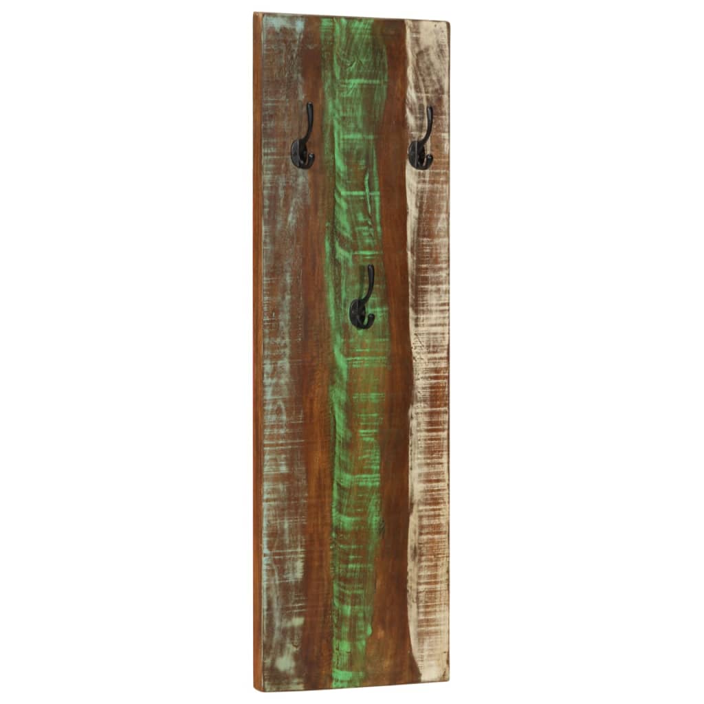 VIDAXL -Wandhaube Stellen 2 PCs 36x3x110 cm Festes Recyclingholz