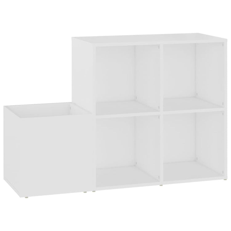 VIDAXL -Speicherschrank 105x35.5x70 cm verarbeitetes Holz weiß