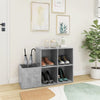 VIDAXL -Speicherschrank 105x35.5x70 cm verarbeiteter Holzbetonglijs