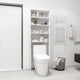 Vidaxl Waschmaschinenschrank 64x24x190 cm Weiß