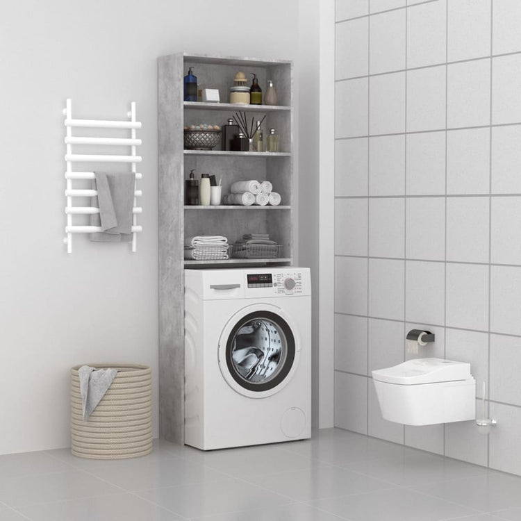 Vidaxl Waschmaschinenschrank 64x24x190 cm Betonpreis