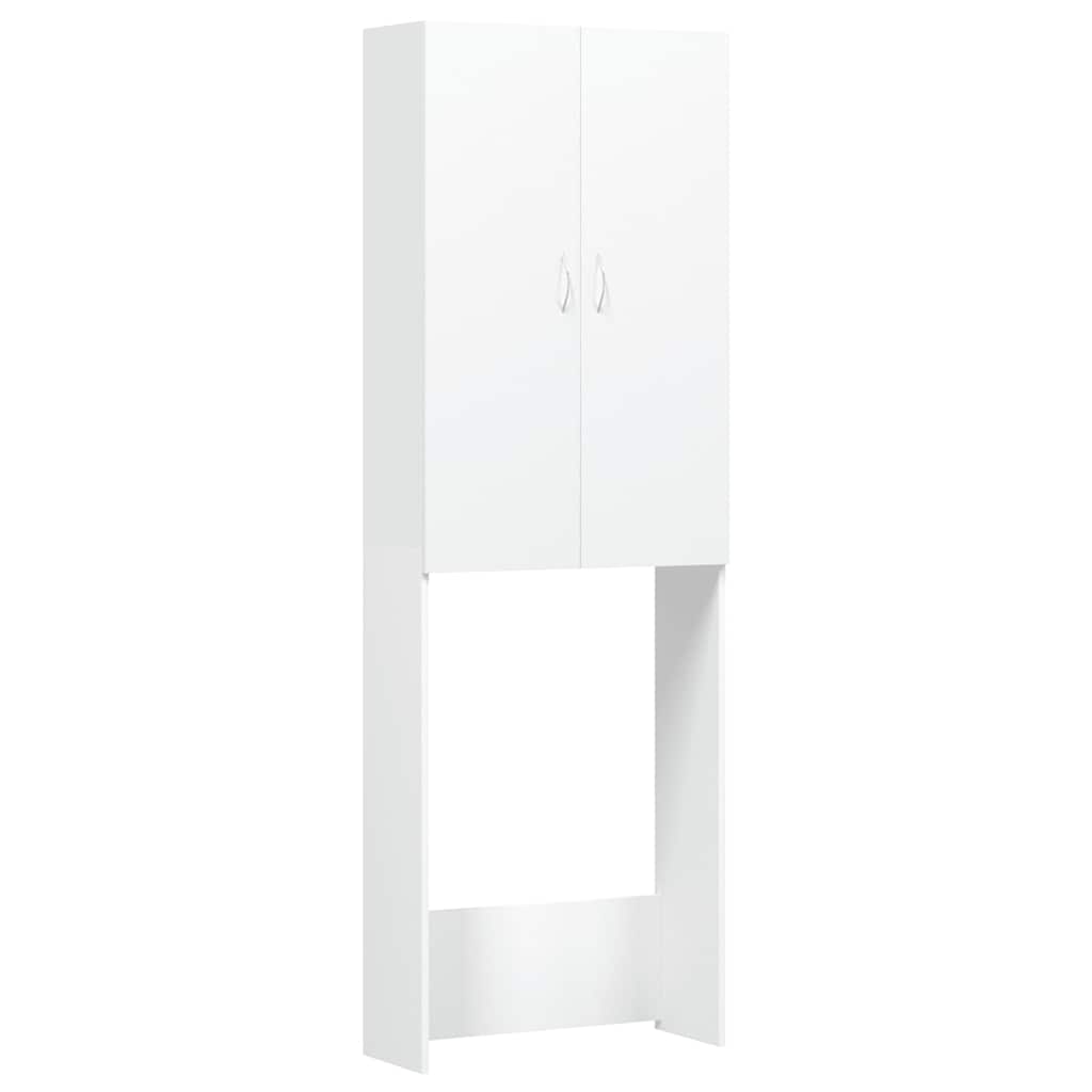 Vidaxl Waschmaschinenschrank 64x25.5x190 cm Weiß