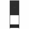 Vidaxl Waschmaschinenschrank 64x25.5x190 cm Schwarz