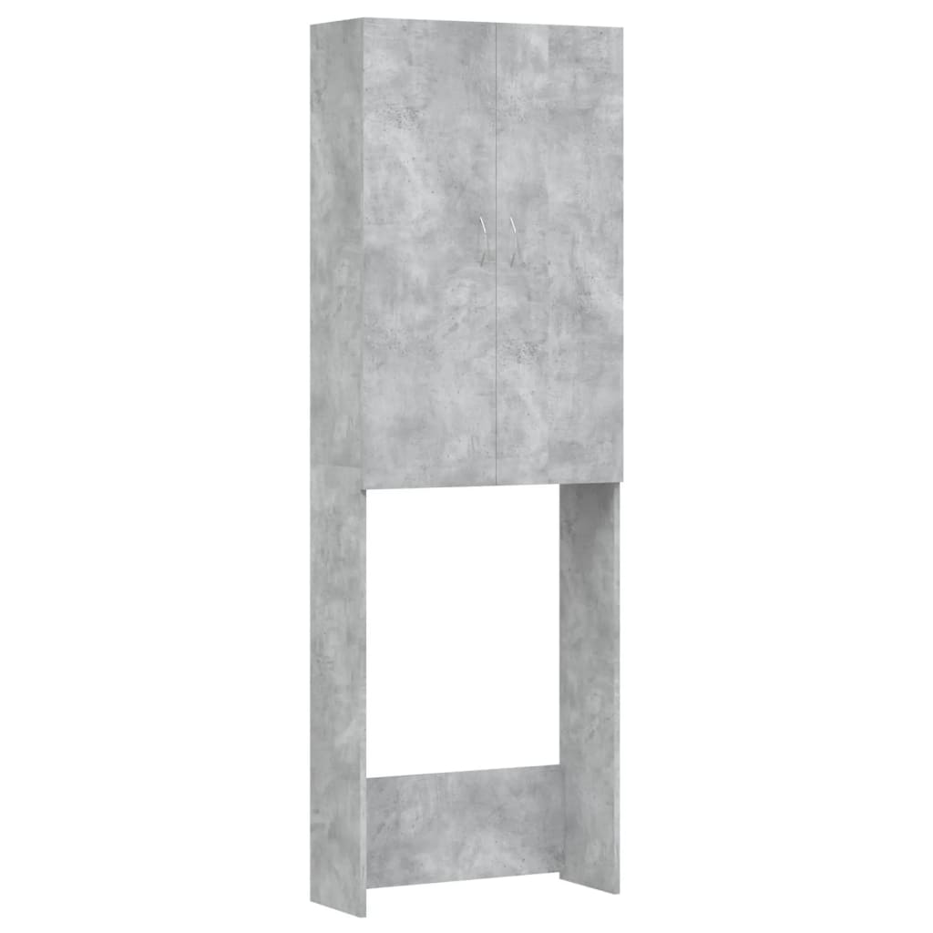 Vidaxx Waschmaschinenschrank 64x25,5x190 cm betongrau
