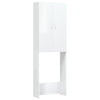 Vidaxl Waschmaschinenschrank 64x25.5x190 cm Hochglanz weiß