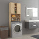 VIDAXL WASH MACHINET CHEINET 64X25.5X190 CM SONOMA EAK -COLDED