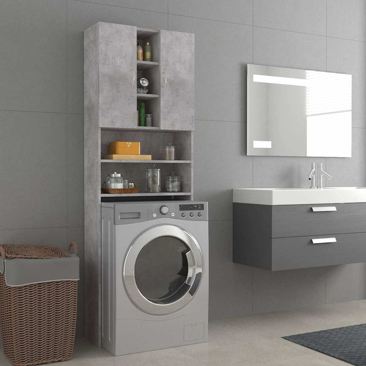 Vidaxl Waschmaschinenschrank 64x25,5 x 190 cm Betonpreis