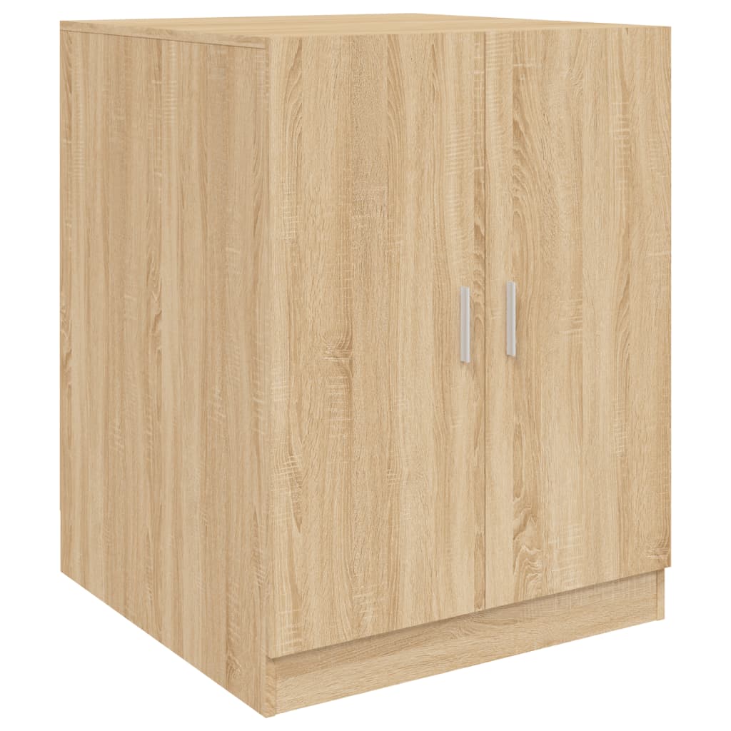 Vidaxl Waschmaschinenschrank 71x71.5x91.5 cm Sonoma Eiche gefärbt