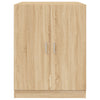 Vidaxl Waschmaschinenschrank 71x71.5x91.5 cm Sonoma Eiche gefärbt