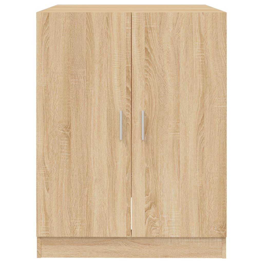 Vidaxl Waschmaschinenschrank 71x71.5x91.5 cm Sonoma Eiche gefärbt
