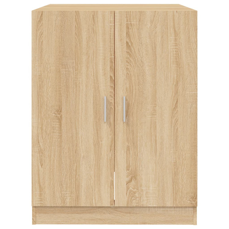Vidaxl Waschmaschinenschrank 71x71.5x91.5 cm Sonoma Eiche gefärbt