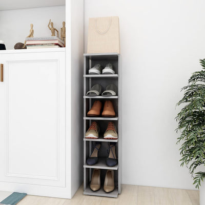 Vidaxl Schuhschrank 27,5 x 27 x 102 cm verarbeiteter Holzbetonpreis