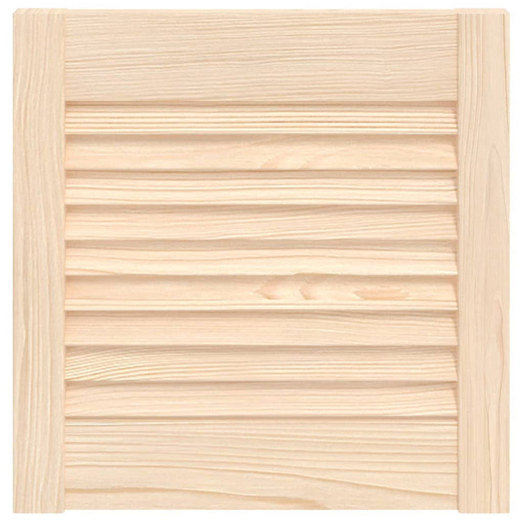 VIDAXL -Schranktür mit Lamellen 39,5 x 39,4 cm Festkiefer