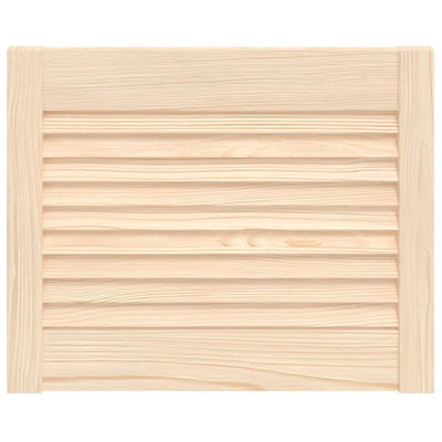 VIDAXL -Schranktür mit Lamellen 39,5 x 49,4 cm Festkiefer