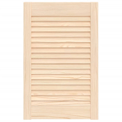 VIDAXL -Schranktür mit Lamellen 61,5 x 39,4 cm Festkiefer
