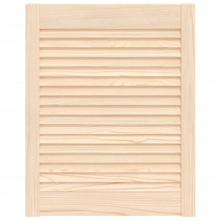 VIDAXL -Schranktür mit Lamellen 61,5 x 49,4 cm Festkiefer