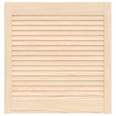 VIDAXL -Schranktür mit Lamellen 61,5 x 59,4 cm Festkiefer