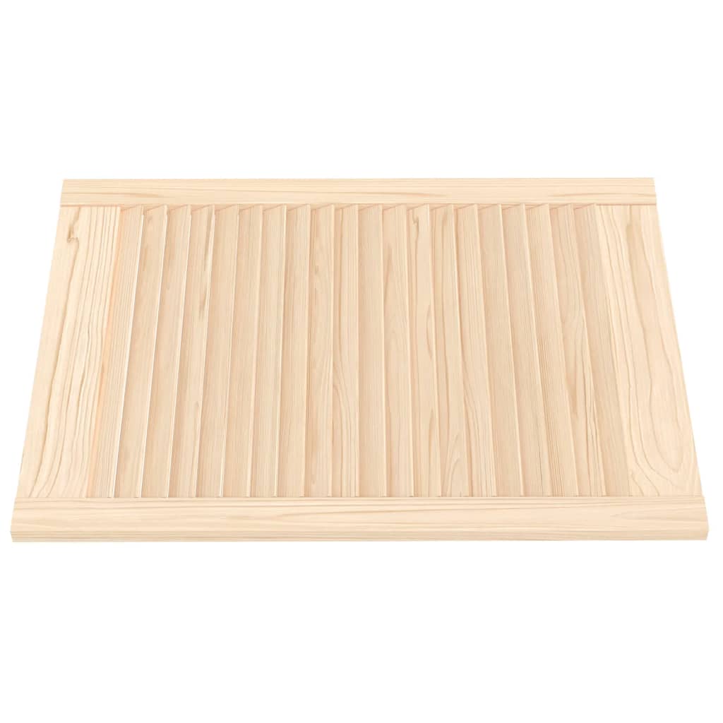 VIDAXL -Schranktüren mit Lamellen 2 PCs 69 x 49,4 cm Festkiefer