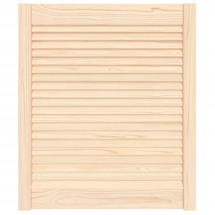 VIDAXL -Schranktür mit Lamellen 69 x 59,4 cm Festkiefer